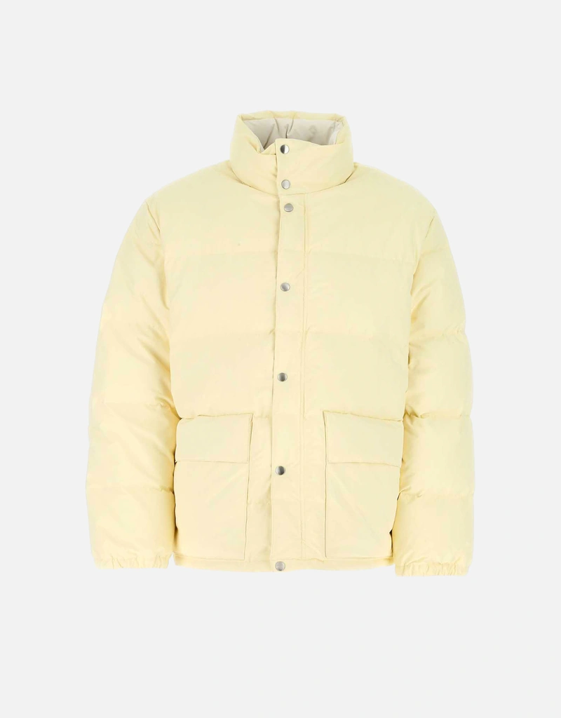 Jil Sander クリーム ダウンジャケット Jil Sander Men's Cream Polyester Down Jacket () IFCHIC.COM