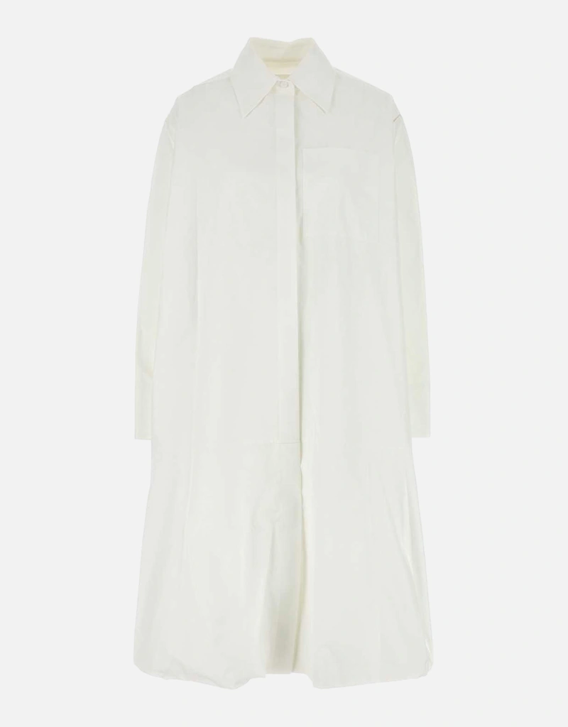 jil sander white shirt dress Jil Sander, Cotton shirt dress, Women, White, M, Dresses