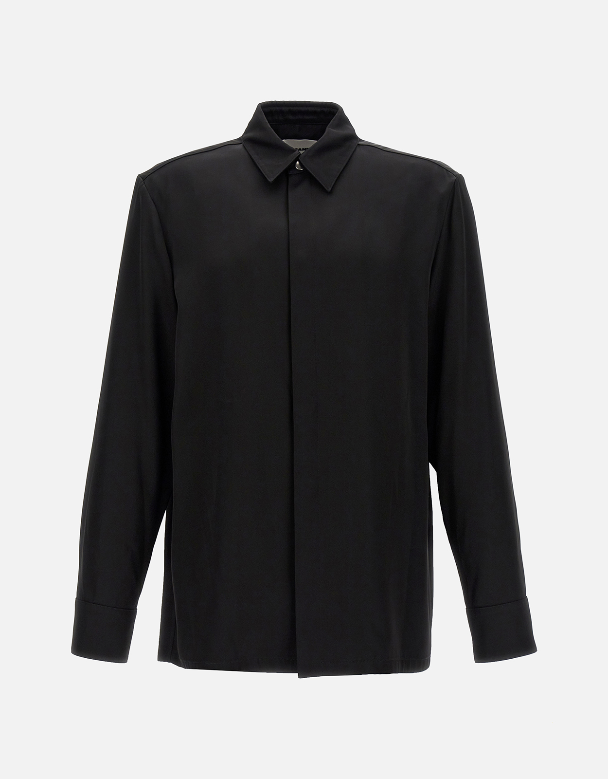 Jil Sander メンズ121ビスコースシルク混紡シャツ () IFCHIC.COM