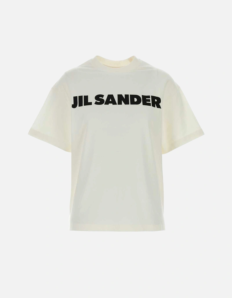 Jil Sander ホワイトコットンオーバーサイズTシャツ (すべての新品