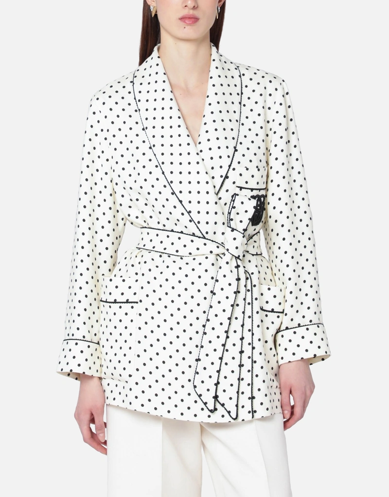 Valentino Garavani スーパークレイン粘着性プリントジャケット
