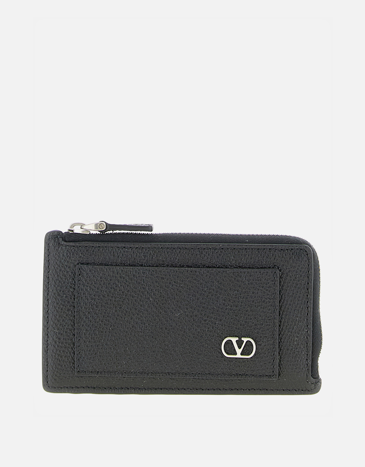 VALENTINO Valentino Garavani Men's VLogo Signature Calfskin Leather Coin Purses　ヴァレンティノ ガラヴァーニ メンズ Vロゴ シグネチャー カーフスキン レザー 小銭入れ