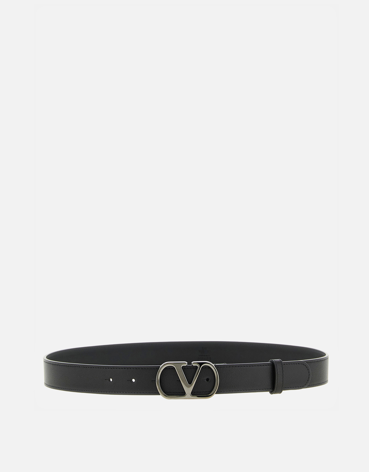 VALENTINO Valentino Garavani Men's VLogo Signature Calfskin Leather Belt - Size (CM) 70 cm　ヴァレンティノ ガラヴァーニ メンズ Vロゴ シグネチャー カーフスキン レザ
