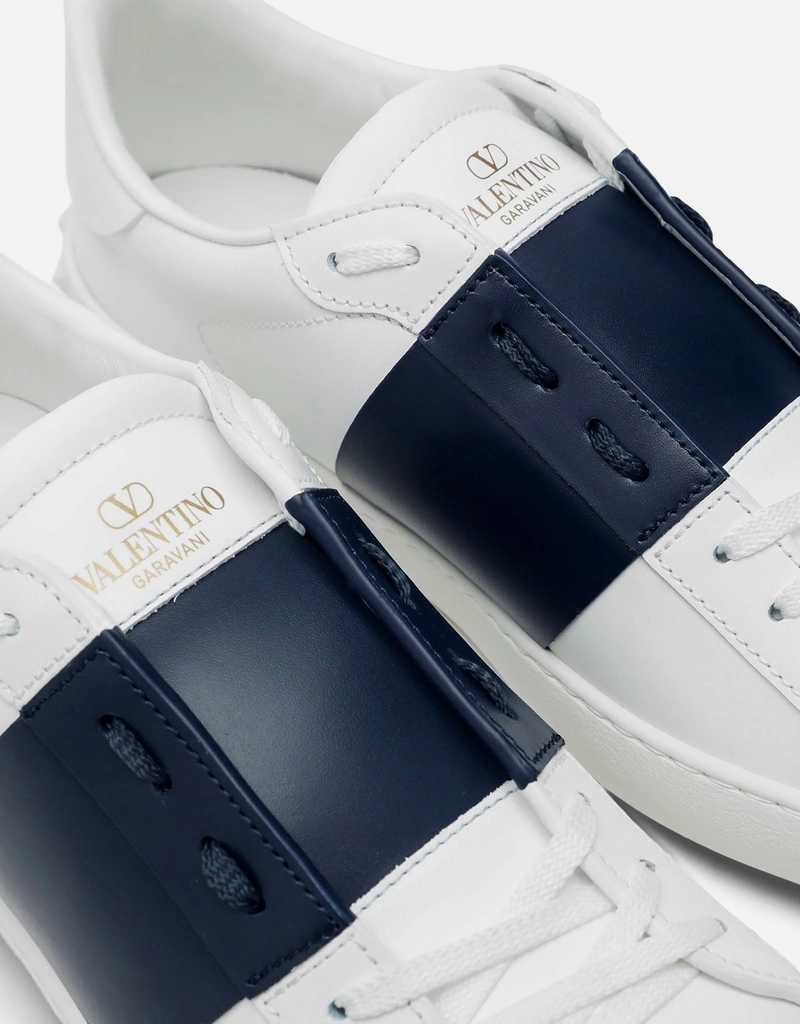 Valentino Garavani メンズカーフスキンオープンスニーカー () IFCHIC.COM