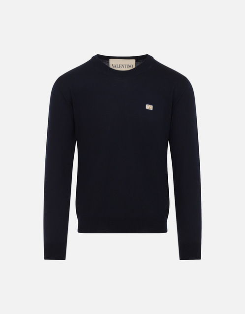 Valentino Garavani メンズヴァージンウールクルーネックスウェット