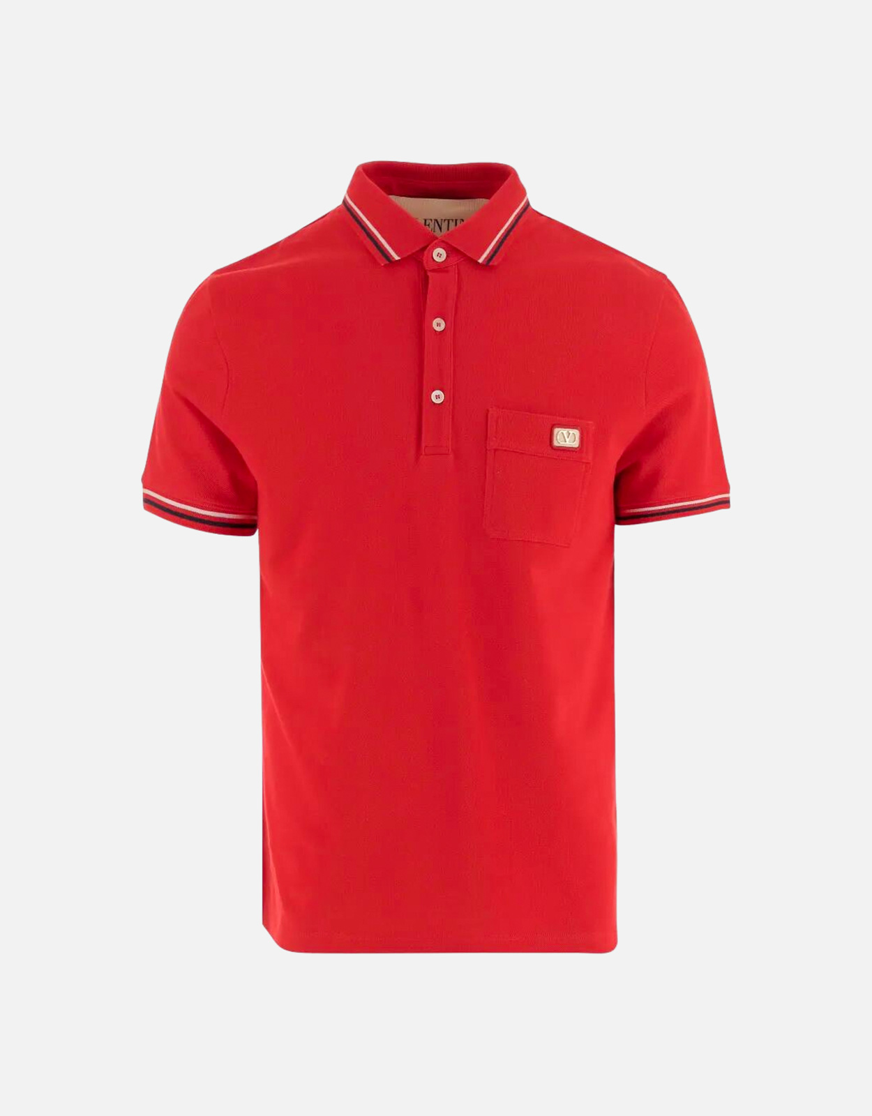 Valentino Garavani Men's Cotton Piqu Regular Fit Polo Shirts - M　ヴァレンティノ ガラヴァーニ メンズ コットン ピク レギュラーフィット ポロシャツ - M Valentino