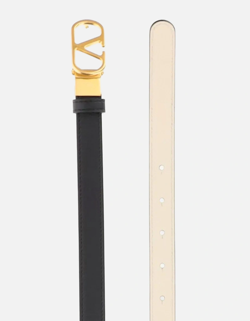 VALENTINO リバーシブルベルト Valentino Garavani リバーシブル Vlogo シグネチャー レザーベルト