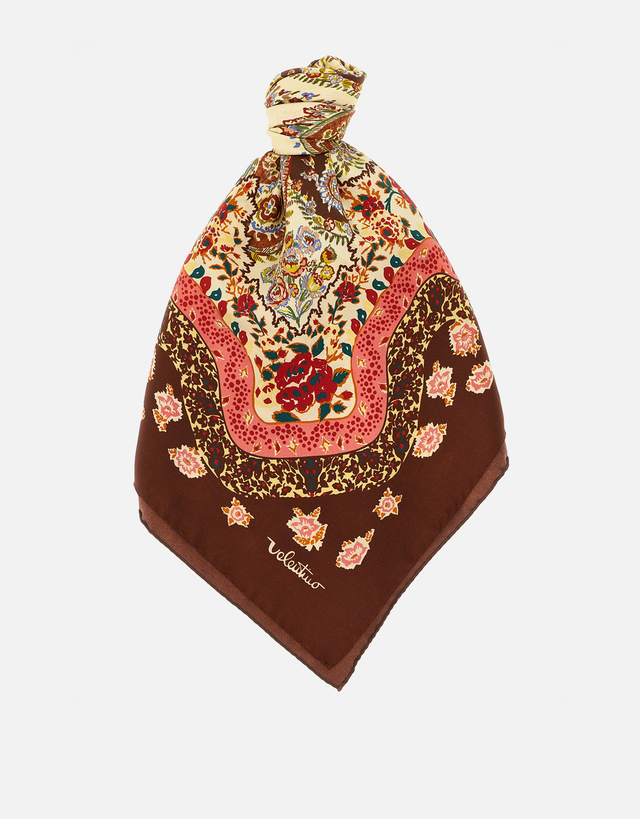 VALENTINO Valentino Garavani Silk Voyage Imaginaire Cashmere Print Shawls Scarf　ヴァレンティノ ガラヴァーニ シルク ヴォヤージュ イマジネール カシミア プリント ショール スカ
