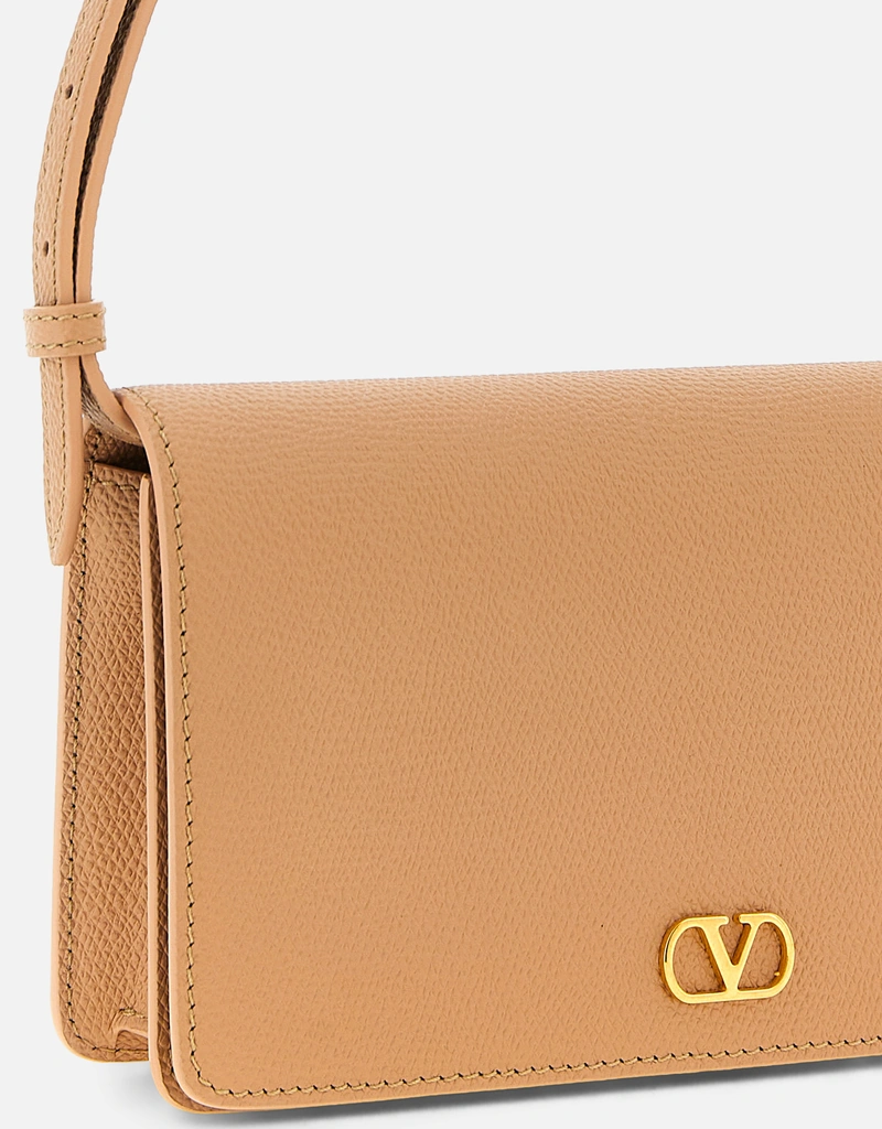 Valentino Garavani VLogo Signature 20cm グレイニー カーフレザー