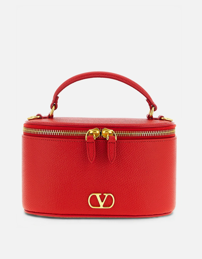 Valentino Garavani Vlogo Signature グレイニーカーフスキン ミニ