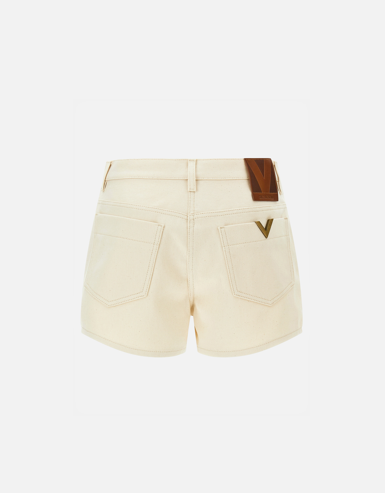 Valentino Garavani VGold コットンデニムショーツ (すべての新品 Valentino Garavani VGold コットンデニムショーツ (すべての新品
