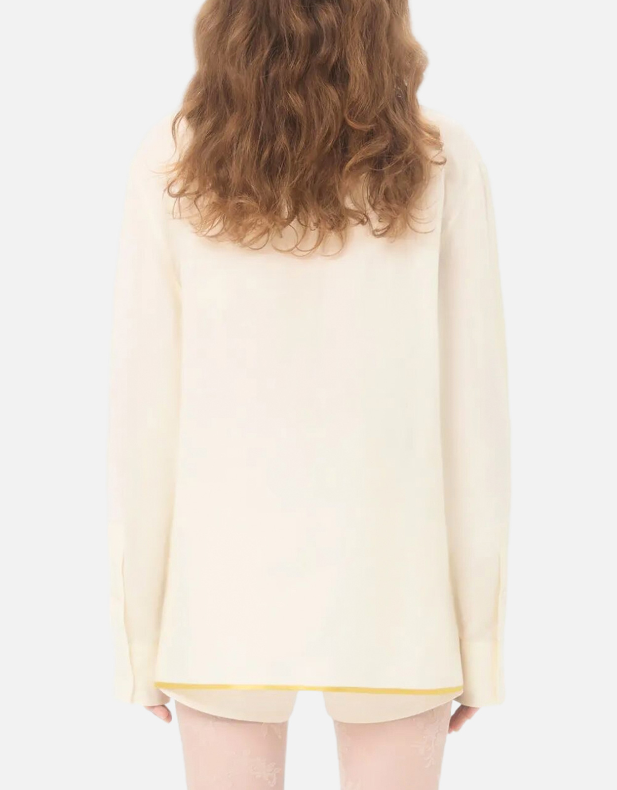 Valentino Garavani Floral Thread Embroidery Linen Shirt (All New