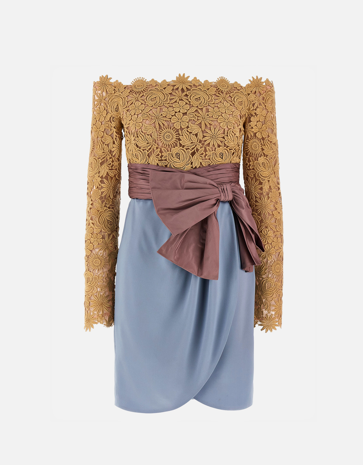 Valentino Garavani Cotton Fleur A Jours Flower Mix Mini Dress - IT 34　ヴァレンティノ ガラヴァーニ コットン フルール ア ジュール フラワー ミックス ミニ ドレス - IT 34 Valentino