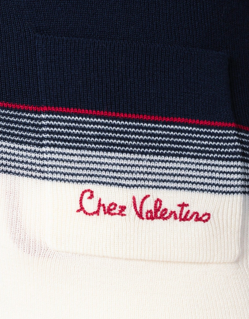 Valentino Garavani ウールChez Valentino刺繍カーディガン (トップス