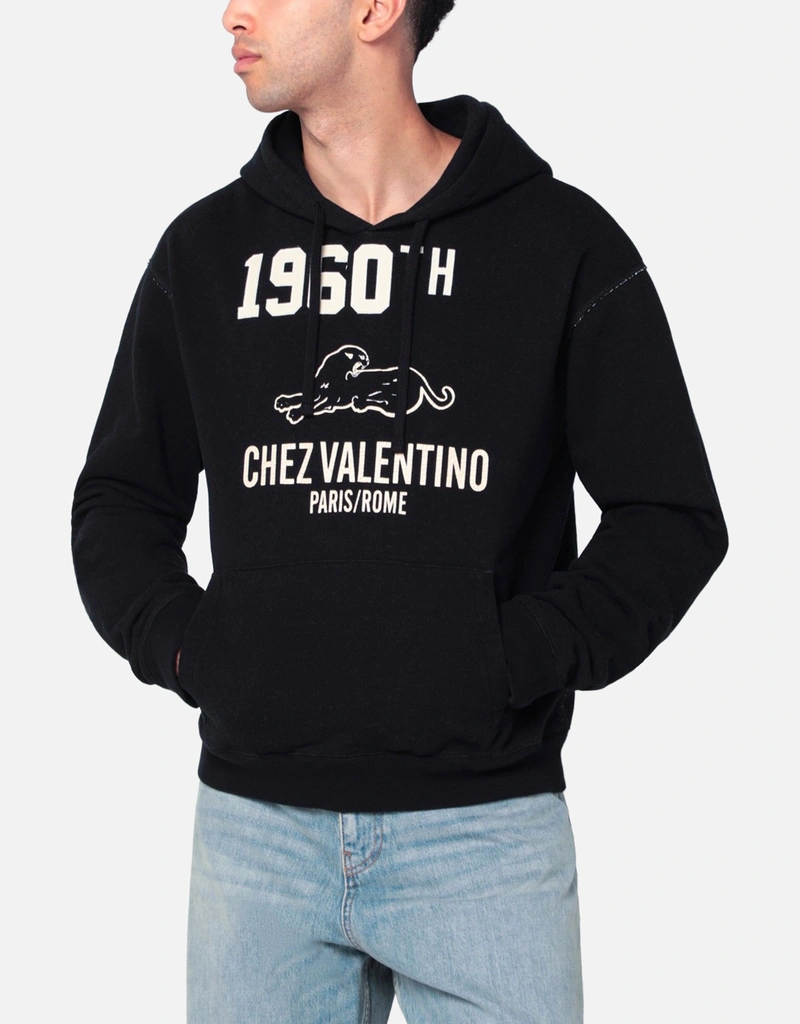 Valentino Garavani メンズ コットン ブラック セーター (シャツ