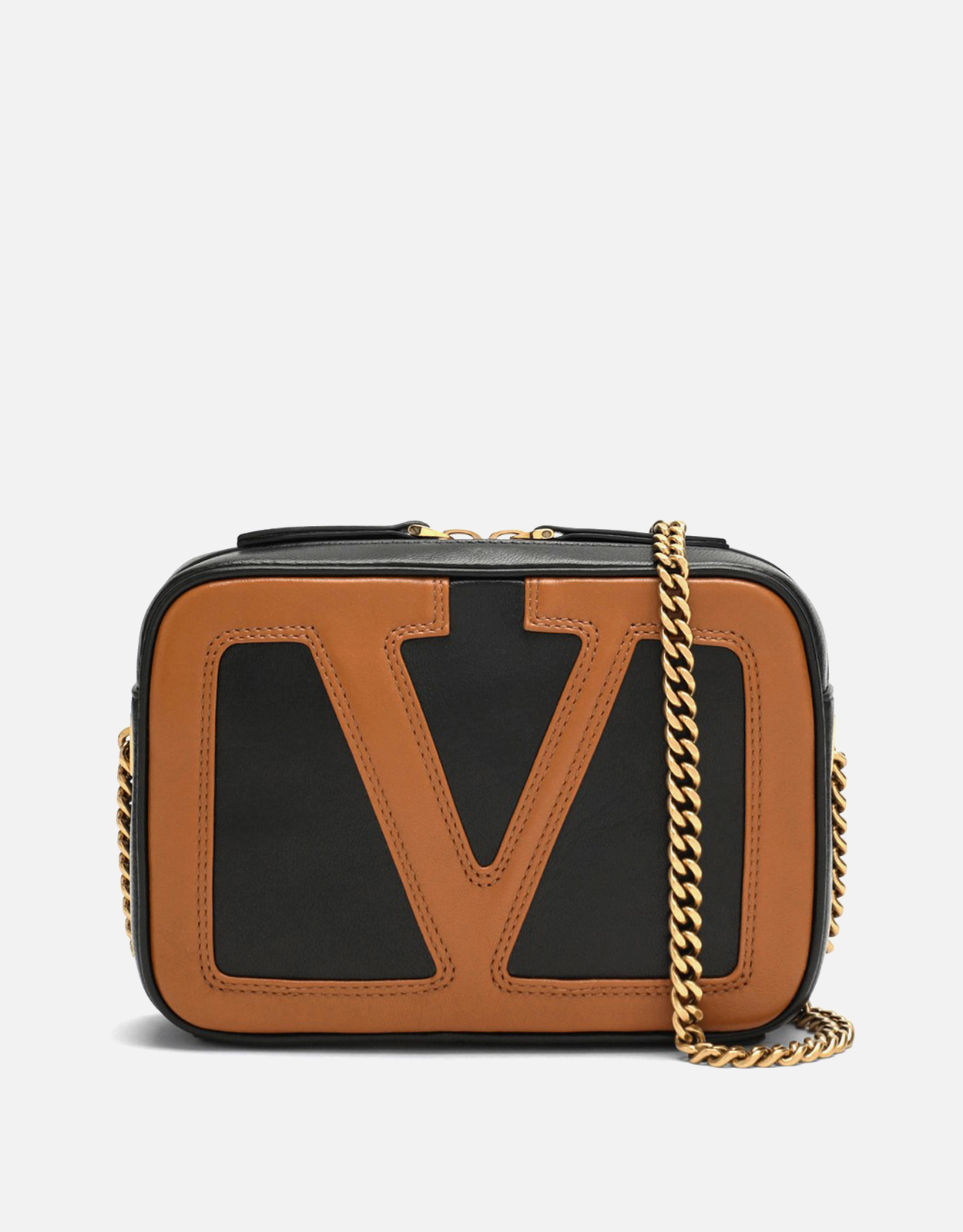 Valentino Garavani レザーチェーンベルトバッグ (すべての新品