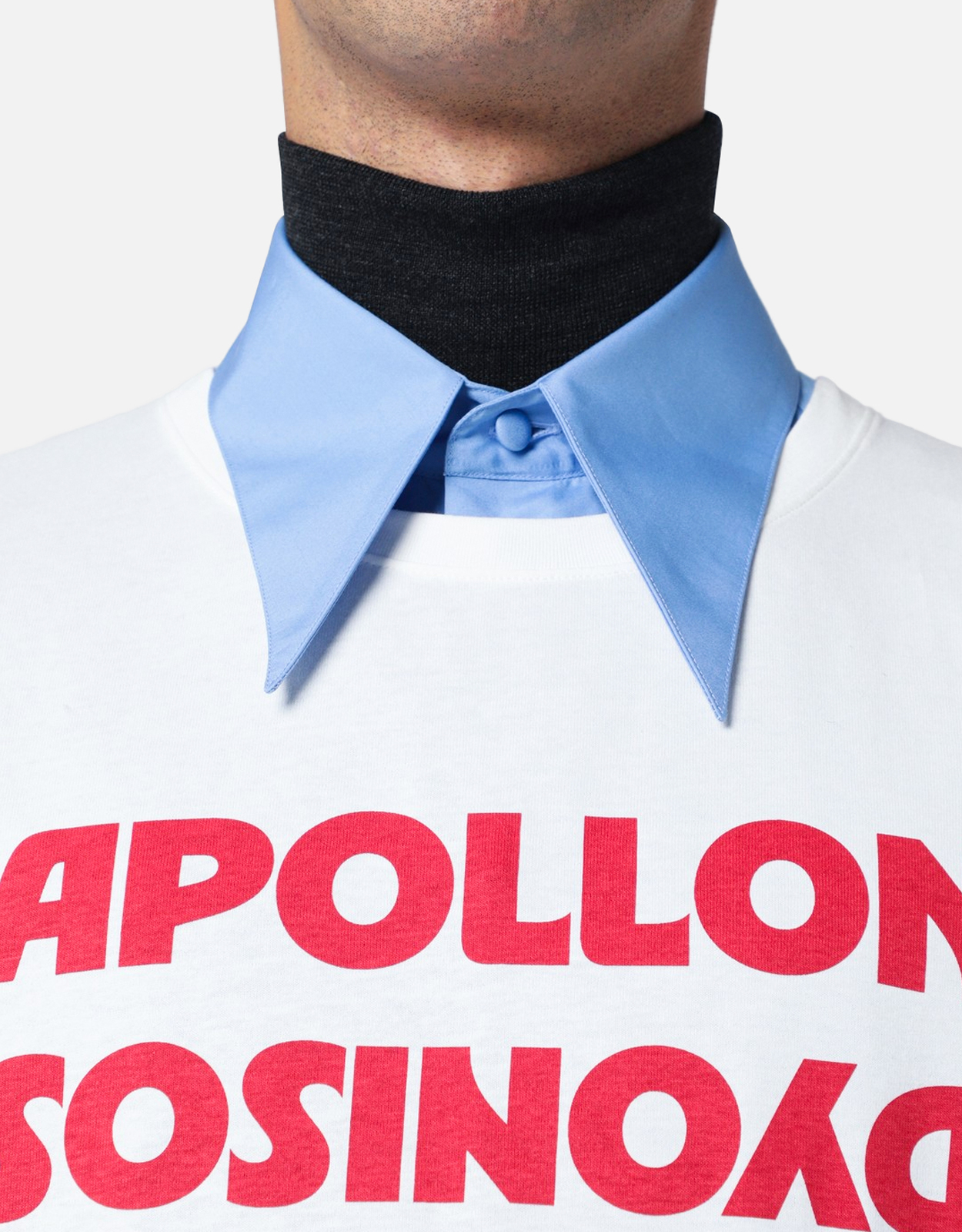Valentino Garavani メンズホワイトコットンプリントTシャツ (シャツ