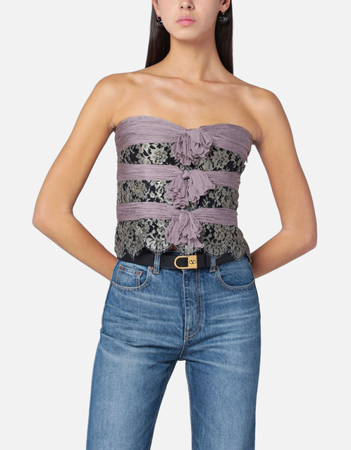 Valentino Garavani シフォントップスシルク (トップス) IFCHIC.COM