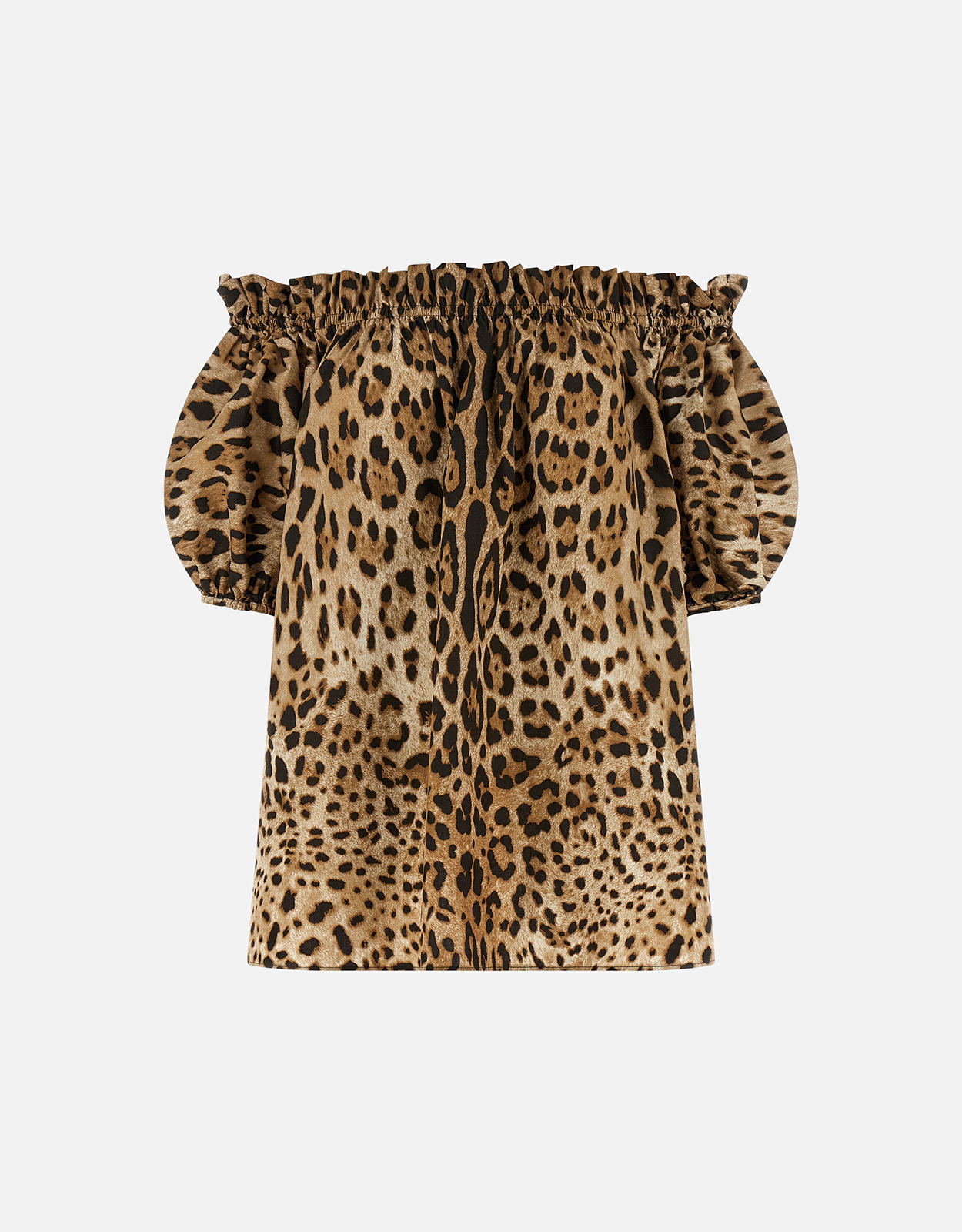 Dolce & Gabbana ショートスリーブ動物柄コットントップ (すべての新品