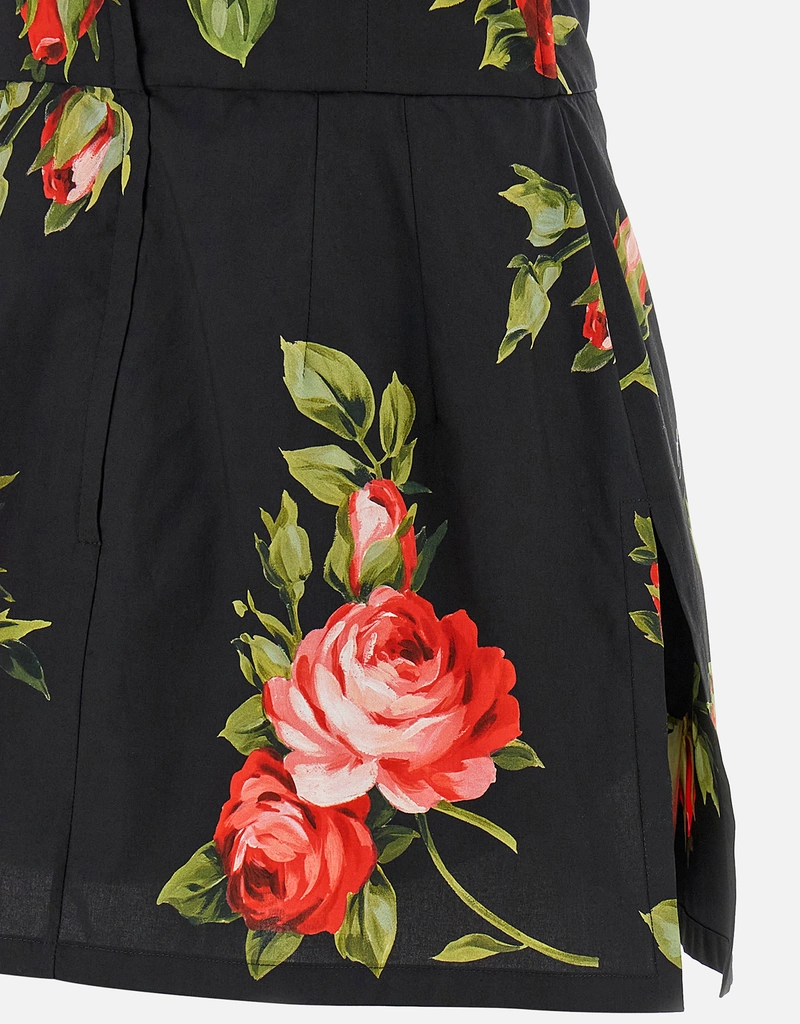 Dolce & Gabbana ローズブーケプリントコットントップ (すべての新品