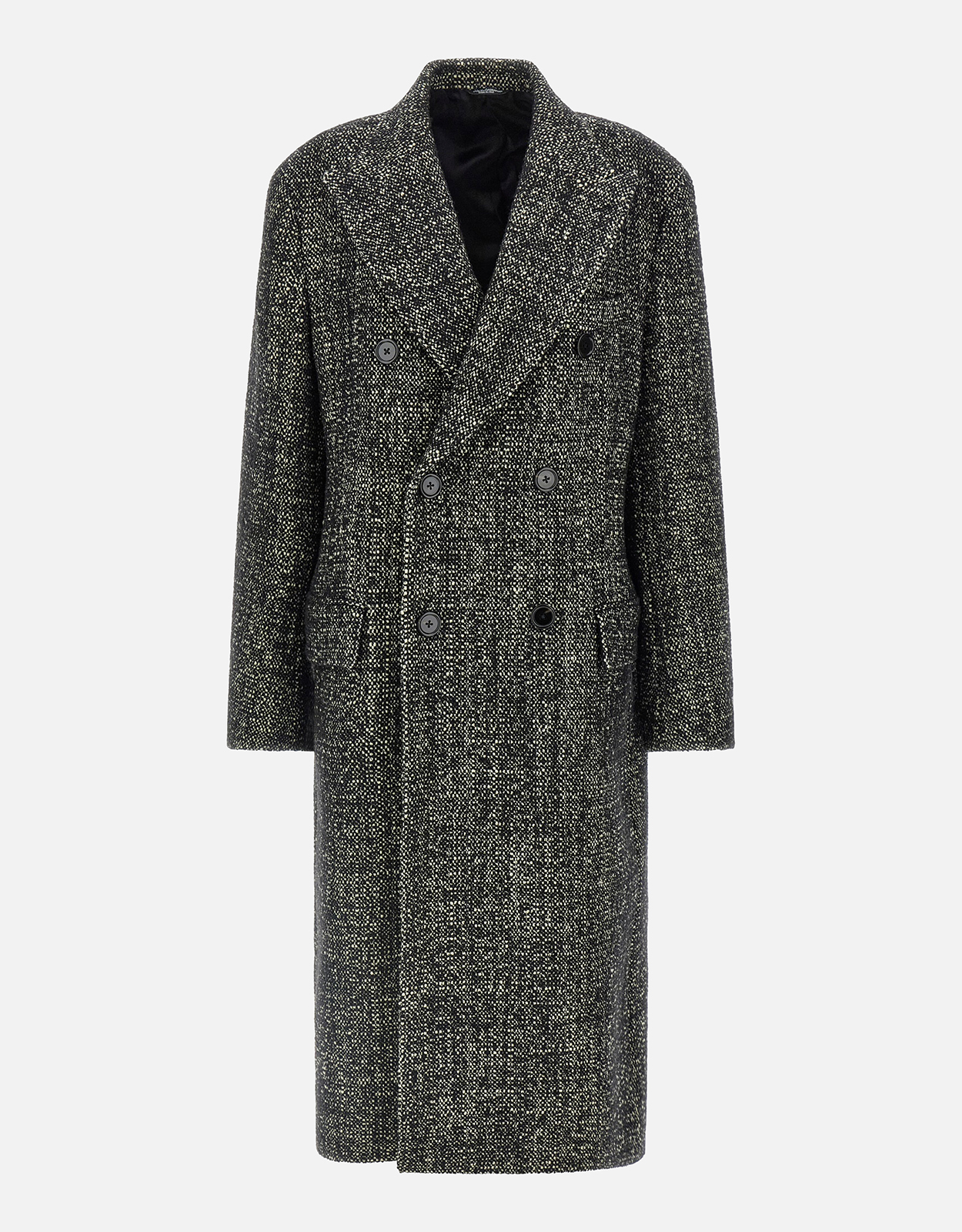 Dolce & Gabbana メンズブークレウールカシミヤダブルブレストロング