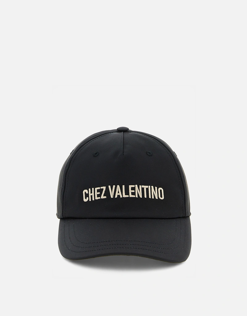 Valentino Garavani メンズテクニカルファブリック刺繍キャップ