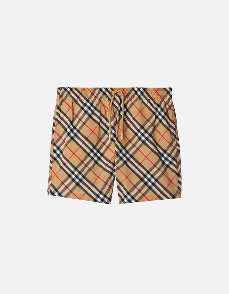 Burberry メンズチェック柄スイムショーツ (すべての新品) IFCHIC.COM