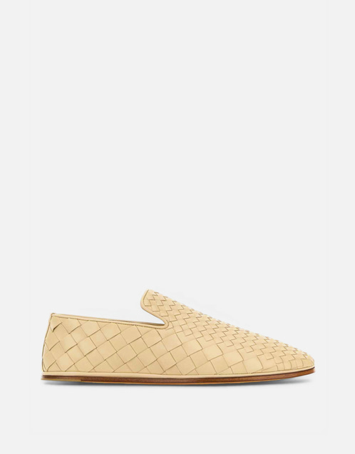 Bottega Veneta メンズ サンド ナッパレザー イントレチャート