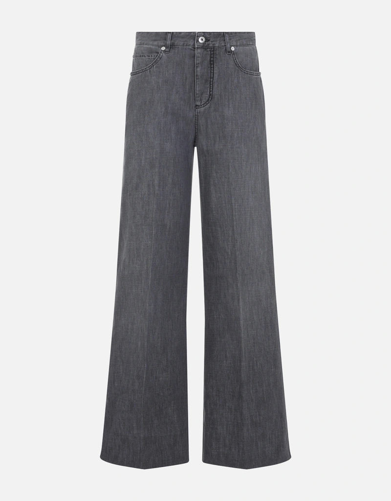 BOTTEGA VENETA グレー ブーツカットデニム 46 Bottega Veneta Cotton Jeans (All New In) IFCHIC.COM