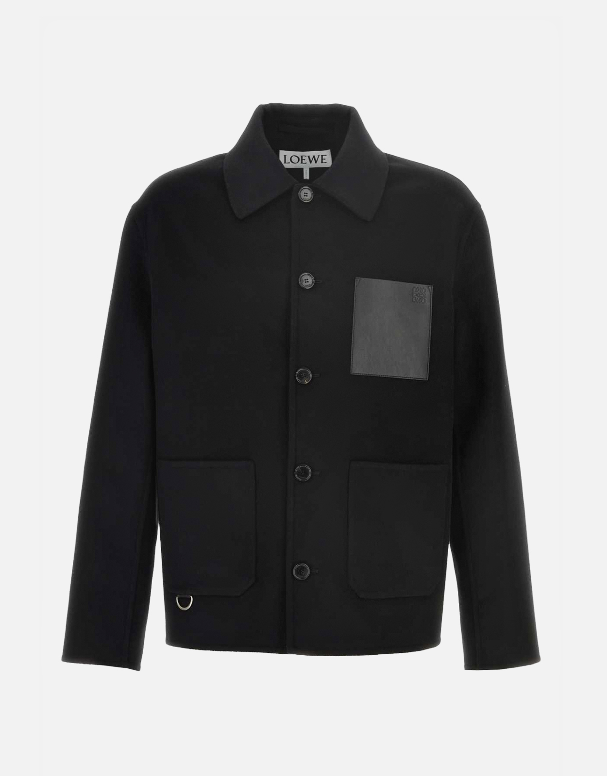 LOEWE Loewe Men's Black wool blend jacket - IT 46　ロエベ メンズ ブラック ウール ブレンド ジャケット - IT 46