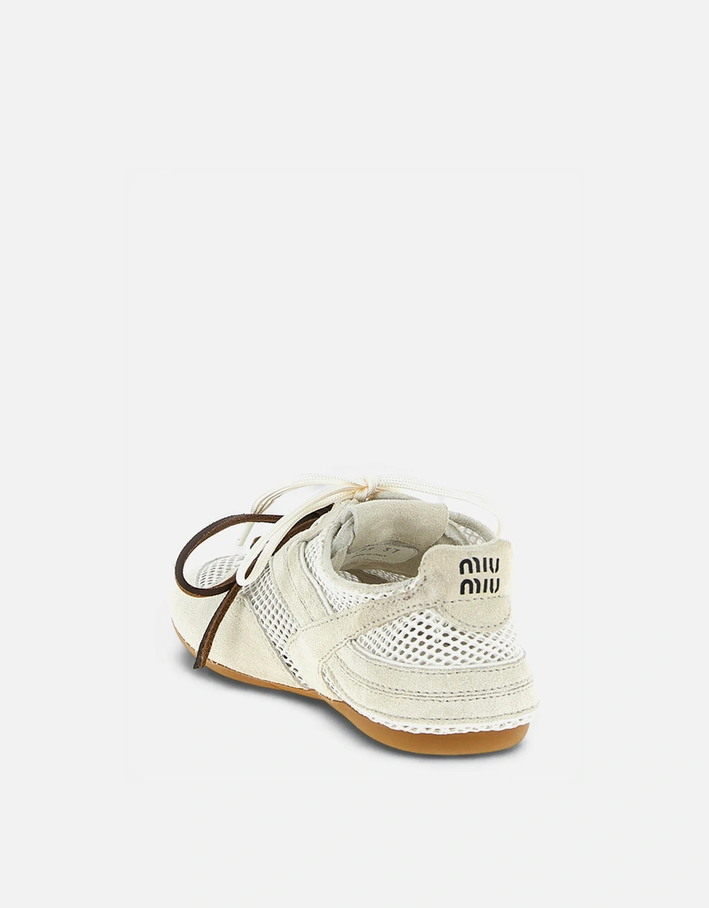 Miu Miu Gymnasium メッシュとスエード スニーカー () IFCHIC.COM