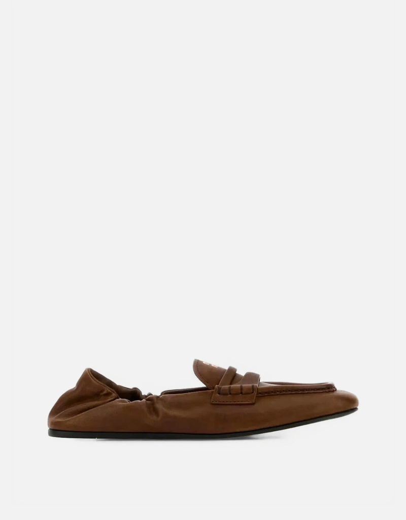 Miu Miu ナッパレザー ローファー (すべての新品) IFCHIC.COM