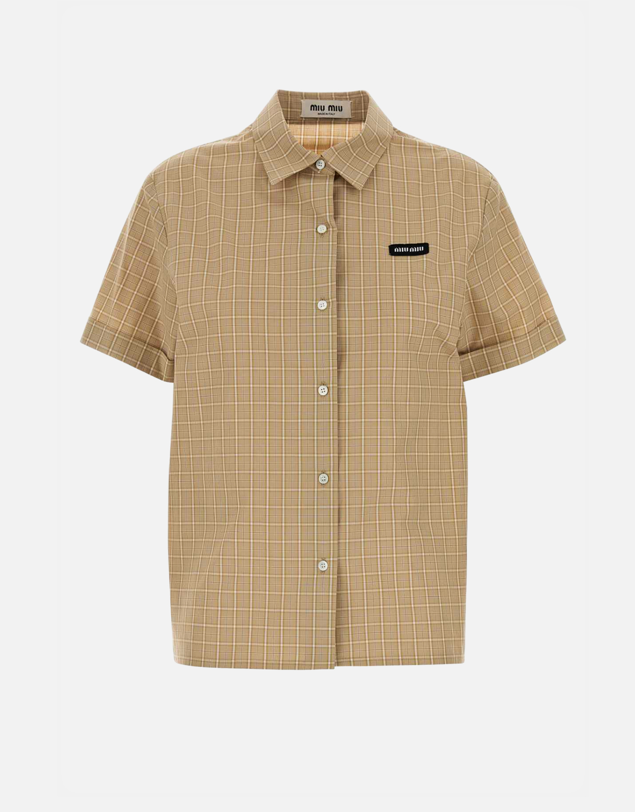 Miu Miu Embroidered Poplin Shirt - IT 38　ミュウミュウ 刺繍ポプリン シャツ - IT 38 Miu