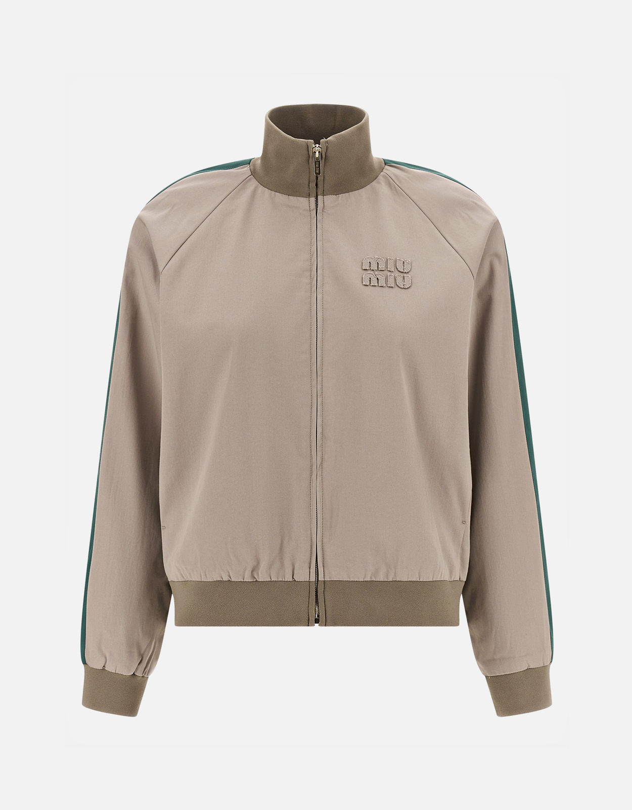 Miu Miu Miu Miu Washed Twill Blouson Jacket - IT 34　ミュウミュウ ウォッシュド ツイル ブルゾン ジャケット - IT 34