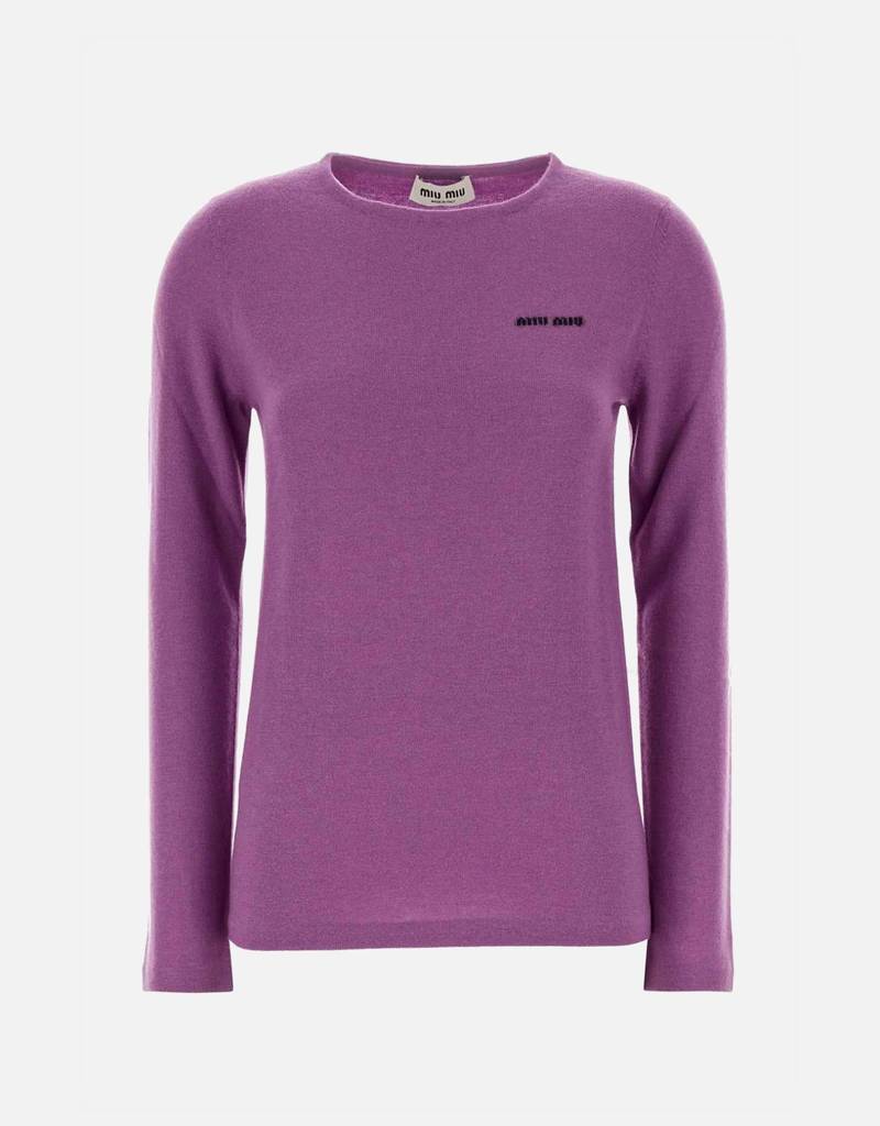 Miu Miu Cashmere Silk Crew-Neck Sweater (All New In) IFCHIC.COM