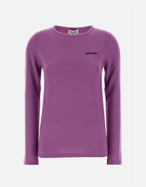 Miu Miu カシミヤシルク クルーネック セーター (すべての新品) IFCHIC.COM