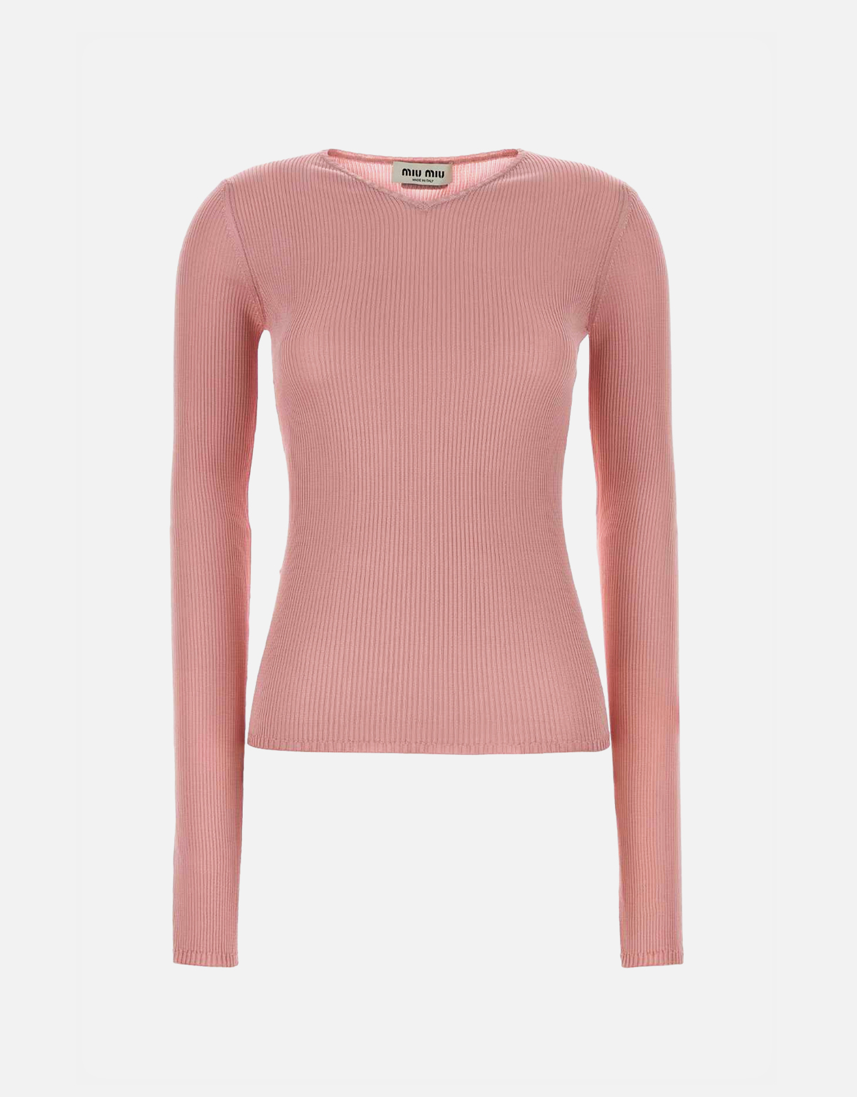 Miu Miu シルクVネックスウェット (すべての新品) IFCHIC.COM