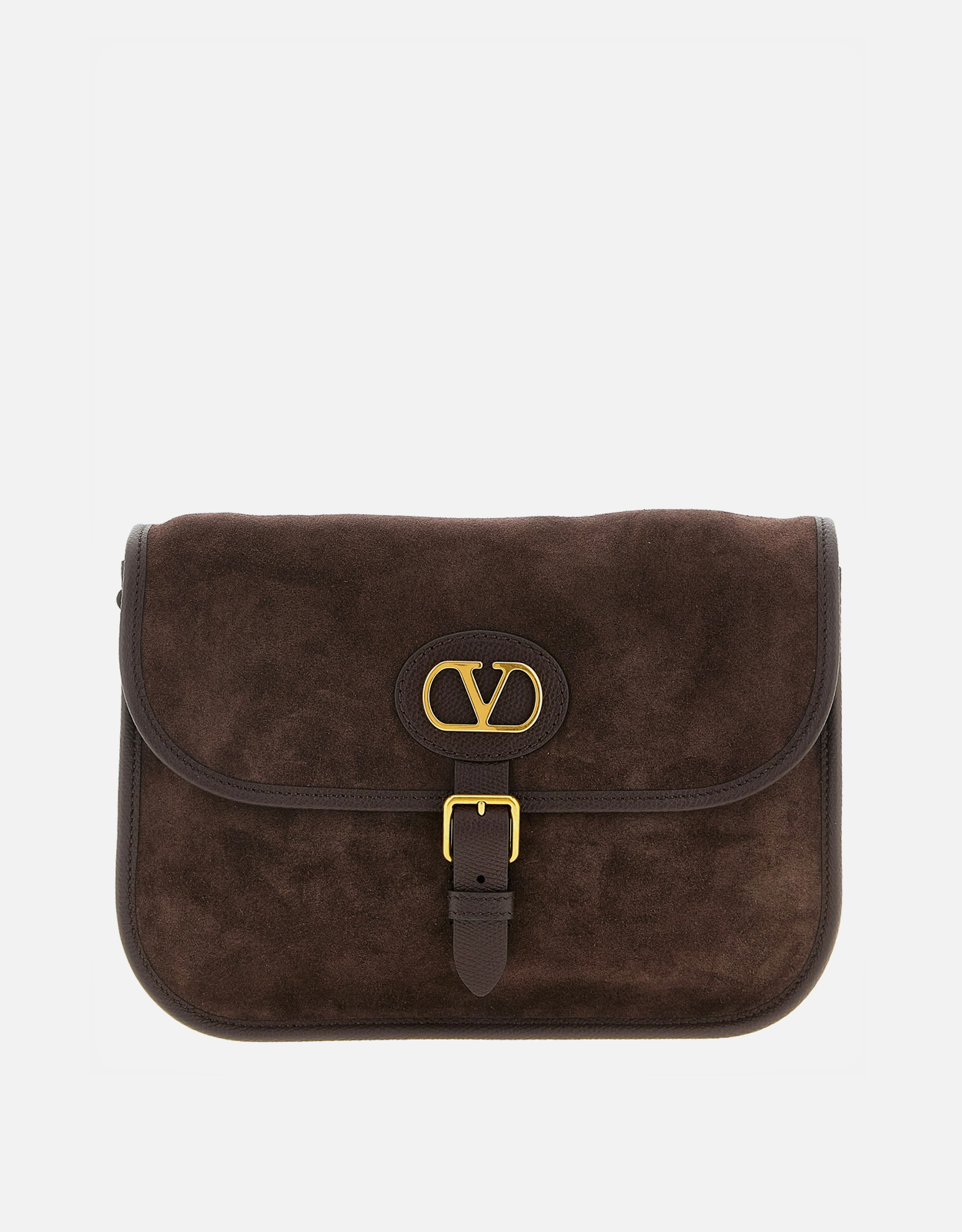 VALENTINO Valentino Garavani Men's Antibes Suede Medium Suede Shoulder Bag　ヴァレンティノ ガラヴァーニ メンズ アンティーブ スエード ミディアム スエード ショルダー バッグ