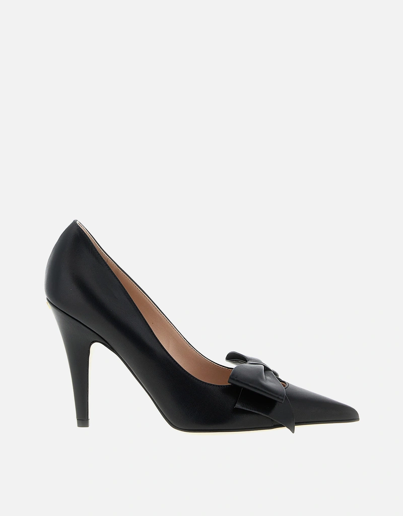 Valentino Garavani Bowow キッズキンレザーパンプス () IFCHIC.COM