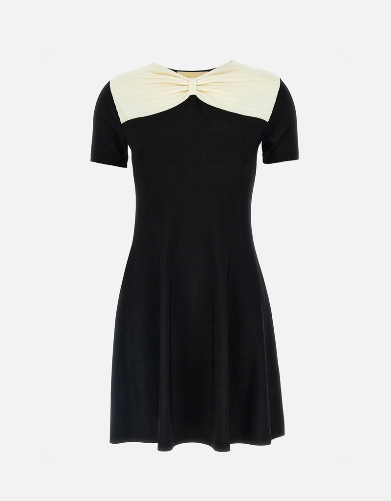 black dress valentino Custom Made A Line V Neck Black Prom Dresses with Leg Slit, Black V Ne –  jbydress