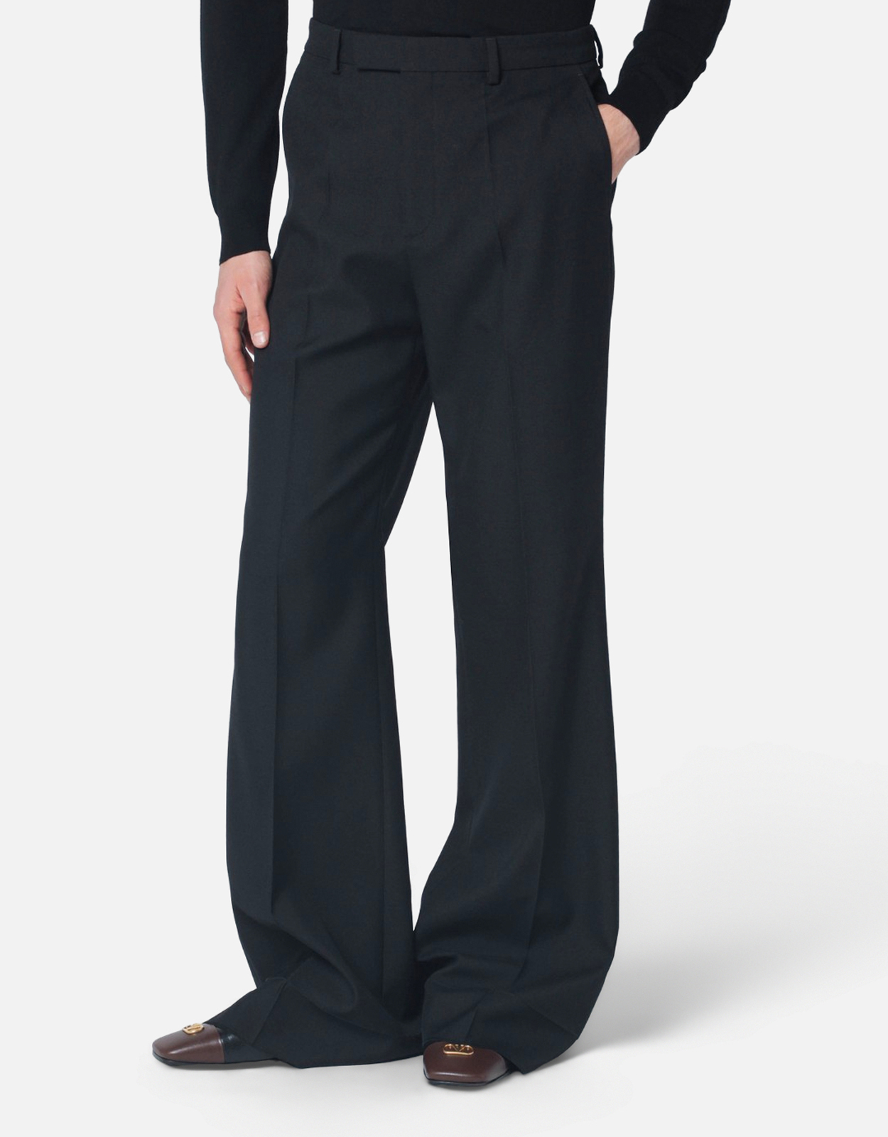 Valentino Garavani メンズウール混紡パンツ (すべての新品) IFCHIC.COM