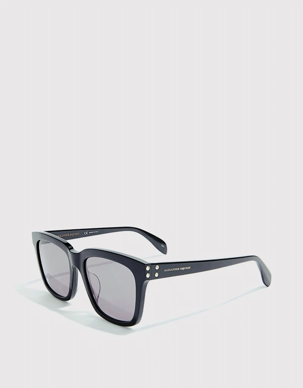 Alexander McQueen 鏡面方框太陽眼鏡