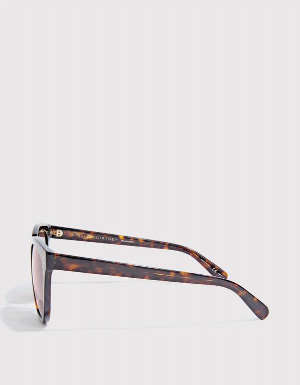 Stella McCartney Havana Cat-eye Sunglasses