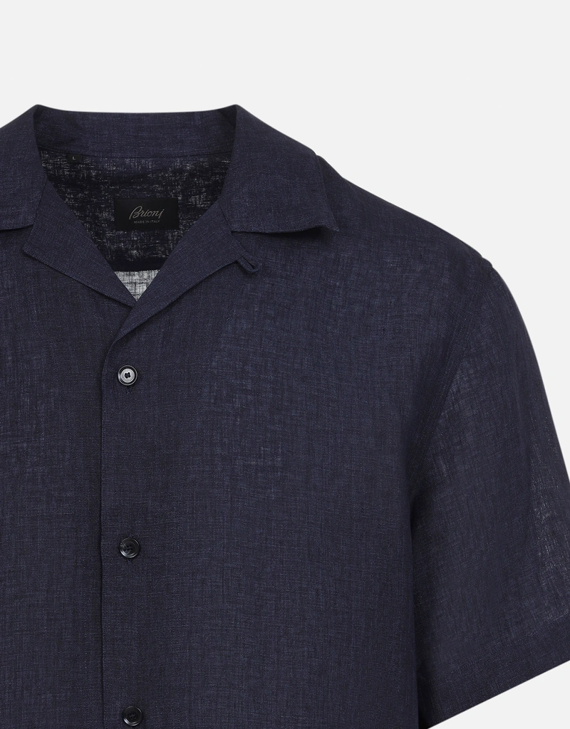 Brioni メンズリネンキューバシャツ (すべての新品) IFCHIC.COM