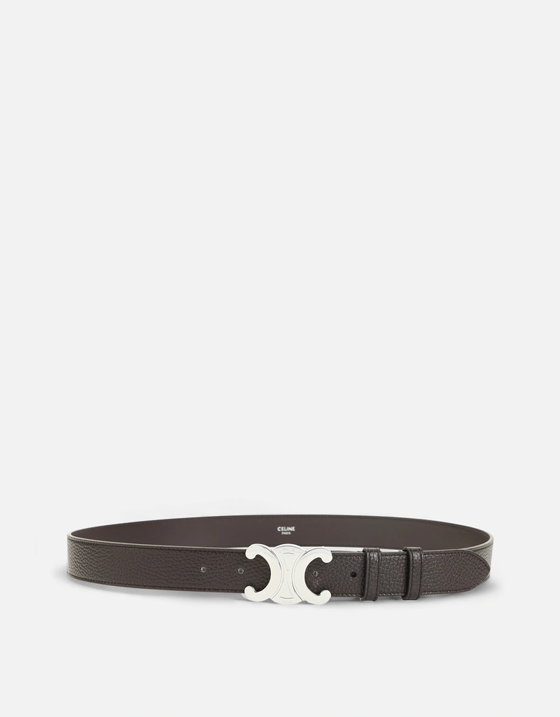 Celine メンズ ラージ30mm グレインカーフスキンベルト (すべての新品