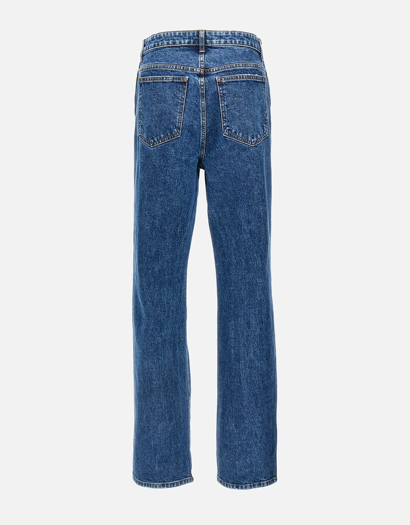 KHAITEブルーダメージデニムパンツ Khaite ダニエル ストレッチジーンズ () IFCHIC.COM