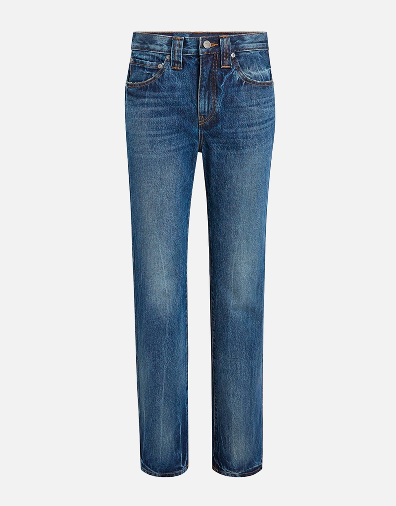Khaite Farley Jean コットンストレートレッグパンツ (デニム単品