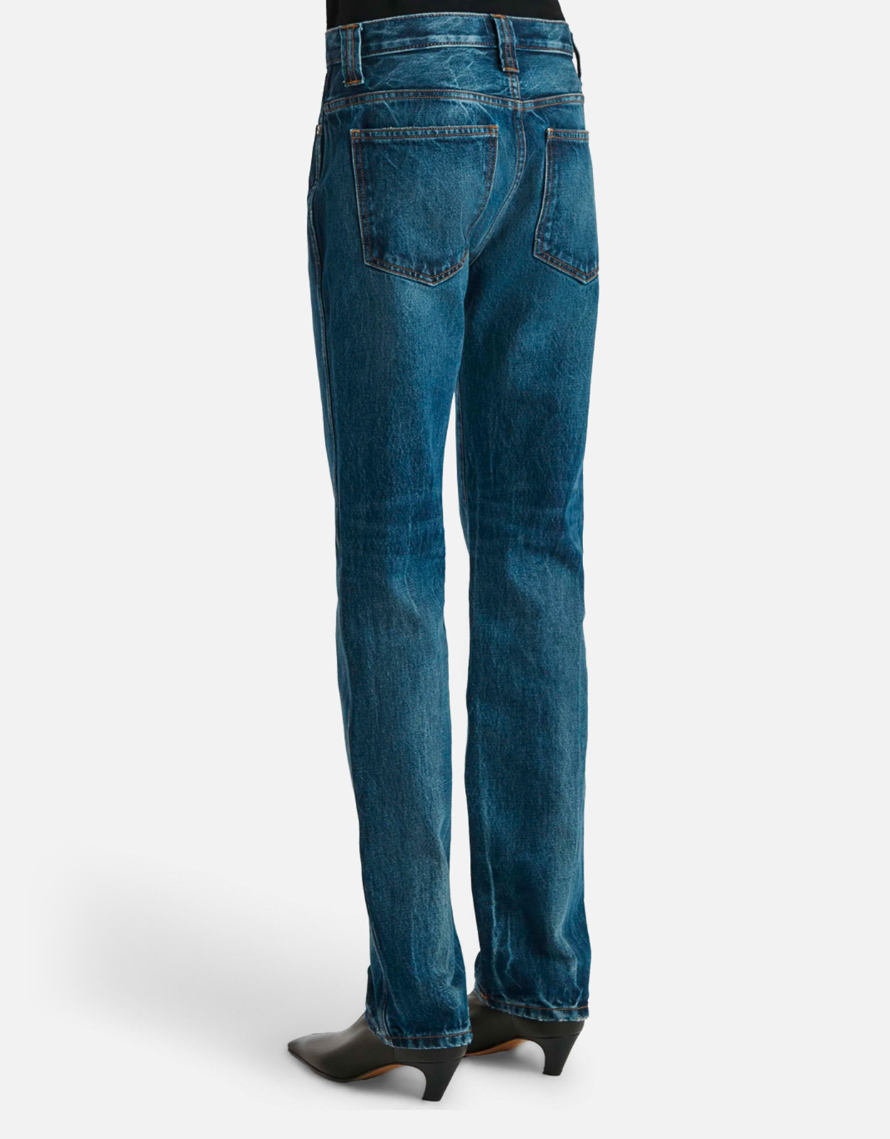 Khaite Farley Jean コットンストレートレッグパンツ (デニム単品