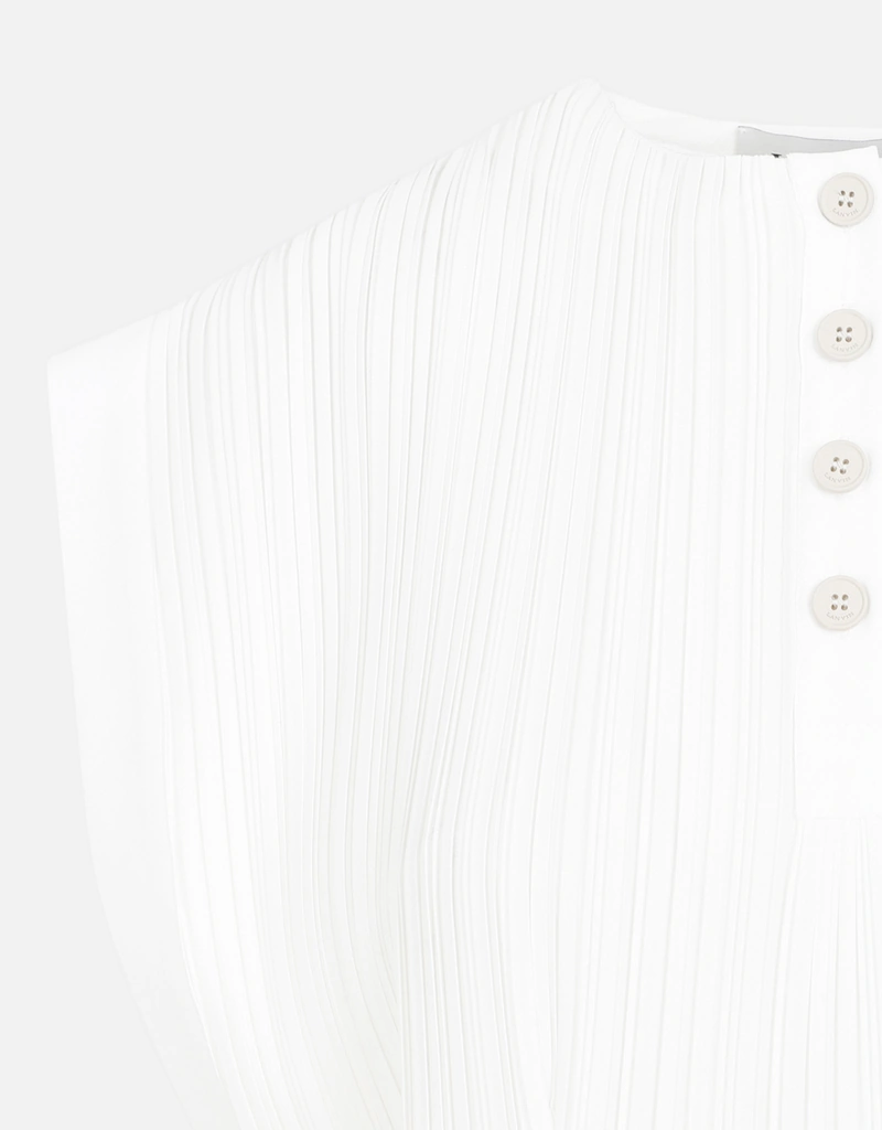 lanvin dress white Long In Plumetis Silk The dress is tailored from cotton and features a collared neckline and a shirt dress style. Lanvin - Girls White Charmeuse