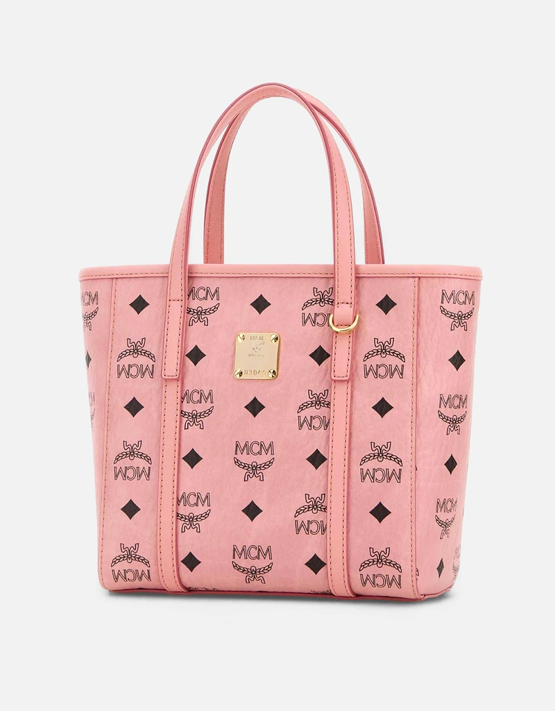 MCM Visetos Canvas Mini Top-Zip Handbag () IFCHIC.COM